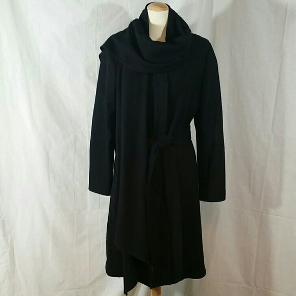 Cole Haan Jackets & Blazers - Cole Haan black wool coat with shawl collar